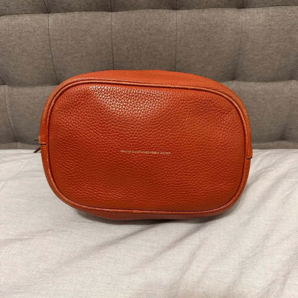 Coach Archive Ltd Ed Natural Pebbled Chili Leather LG Duffle Shoulder Bag RARE! - Picture 3 of 10
